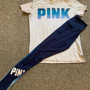 Pink yoga set